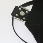 FENDI Mamma Baguette Shoulder Bag Nylon Blackyk9545