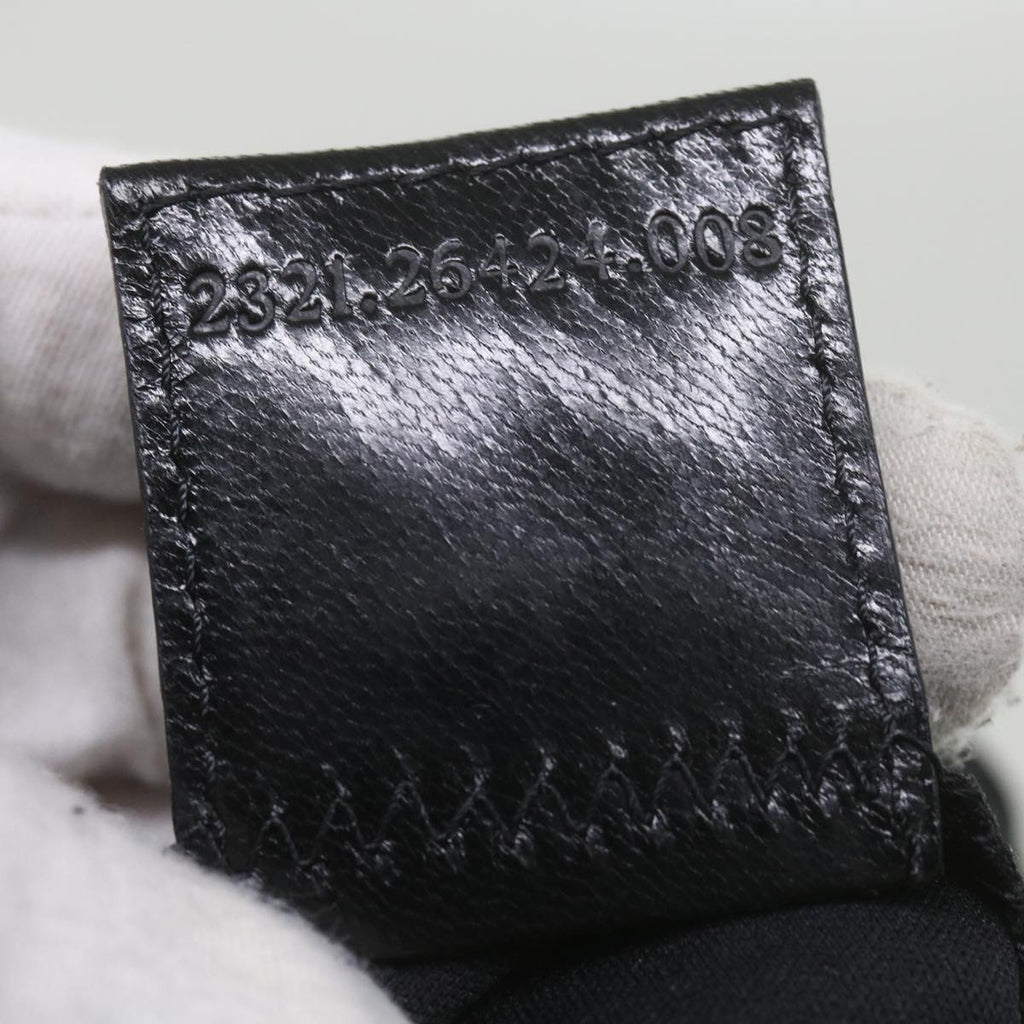 FENDI Mamma Baguette Shoulder Bag Nylon Blackyk9545