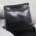 FENDI Mamma Baguette Shoulder Bag Nylon Blackyk9545