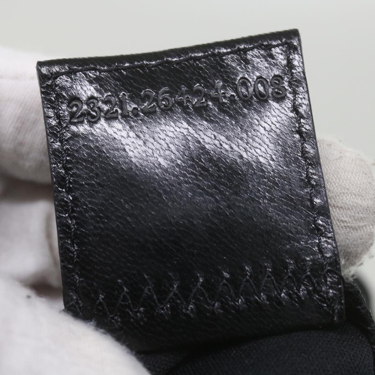 FENDI Mamma Baguette Shoulder Bag Nylon Blackyk9545