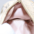 FENDI Zucchino Canvas Hand Bag Silveryk9629