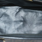 FENDI Zucca Canvas Boston Bag Black Brownyk9674