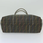 FENDI Zucca Canvas Tote Bag Brown Blackyk9679