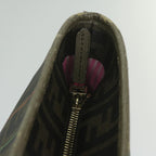 FENDI Zucca Canvas Tote Bag Brown Blackyk9679
