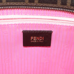 FENDI Zucca Canvas Tote Bag Brown Blackyk9679