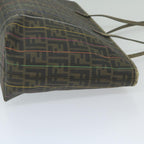 FENDI Zucca Canvas Tote Bag Brown Blackyk9679