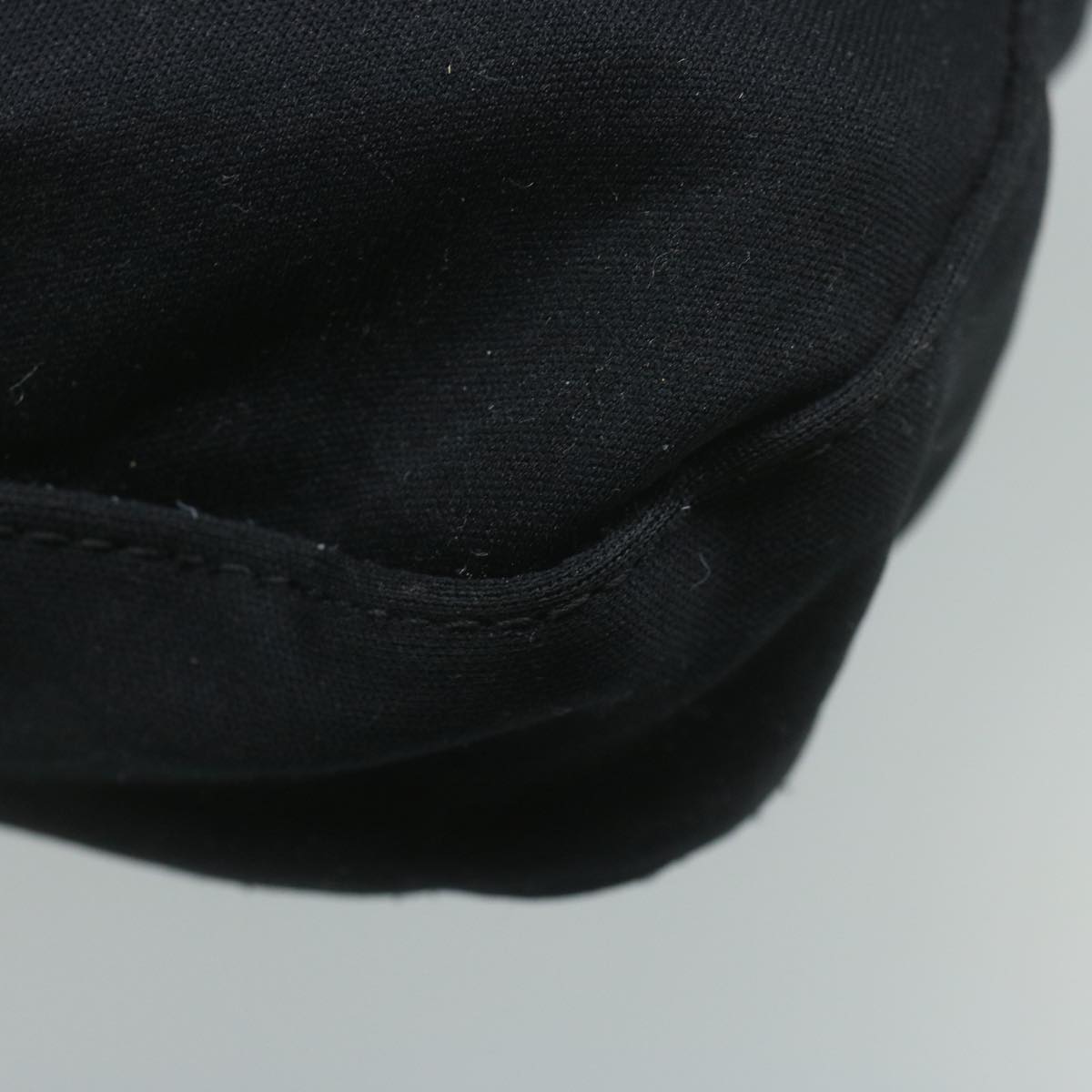 FENDI Mamma Baguette Shoulder Bag Nylon Black 2355 26424 008yk9685