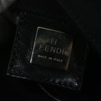 FENDI Mamma Baguette Shoulder Bag Nylon Black 2355 26424 008yk9685
