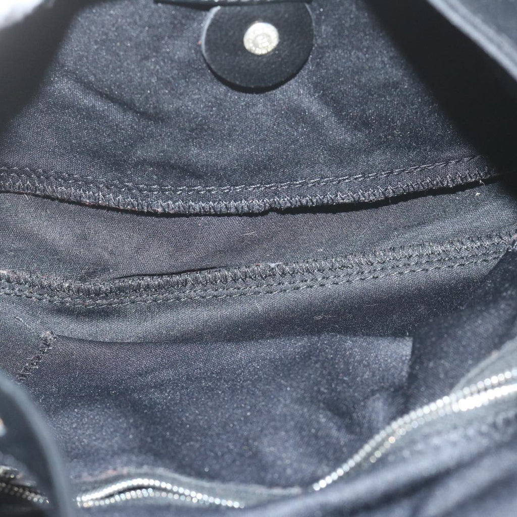 FENDI Mamma Baguette Shoulder Bag Nylon Black 2355 26424 008yk9685