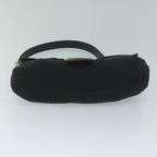 FENDI Mamma Baguette Shoulder Bag Nylon Black 2355 26424 008yk9685
