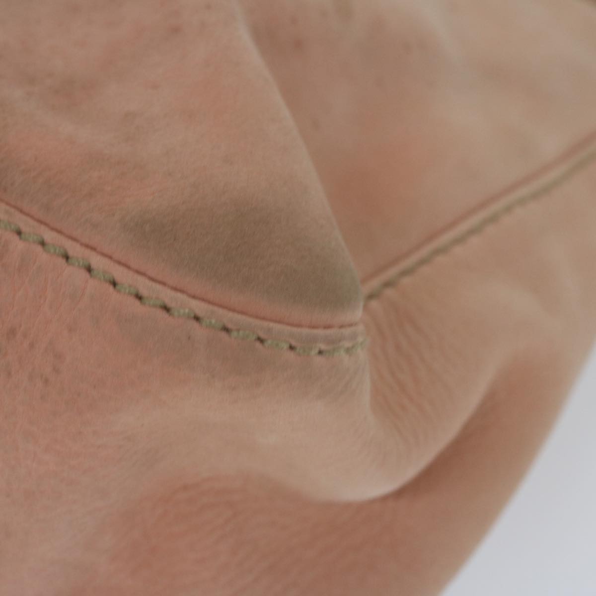 FENDI Mamma Baguette Shoulder Bag Leather Pinkyk9735