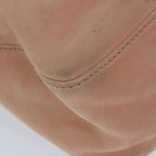 FENDI Mamma Baguette Shoulder Bag Leather Pinkyk9735