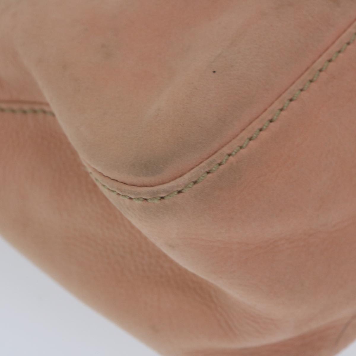 FENDI Mamma Baguette Shoulder Bag Leather Pinkyk9735