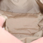 FENDI Mamma Baguette Shoulder Bag Leather Pinkyk9735