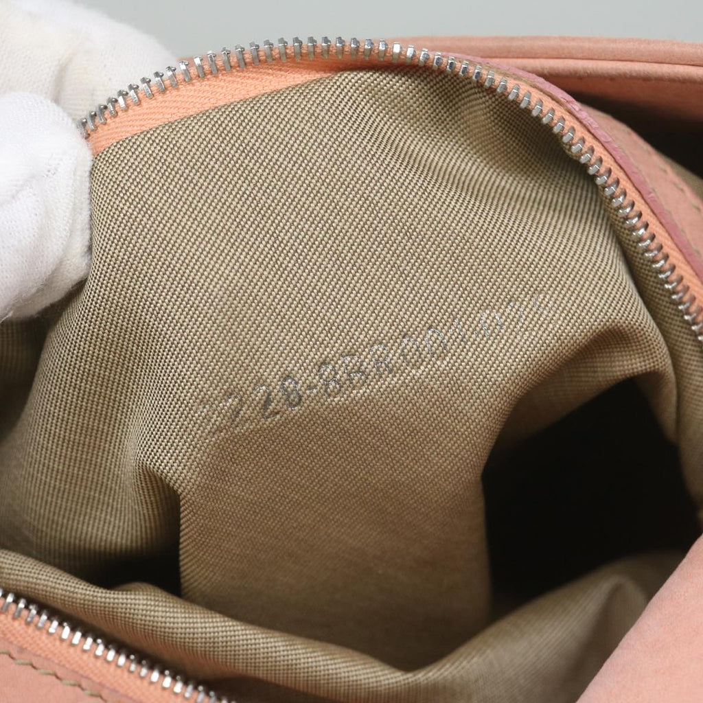 FENDI Mamma Baguette Shoulder Bag Leather Pinkyk9735