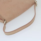 FENDI Mamma Baguette Shoulder Bag Leather Pinkyk9735