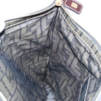 FENDI Zucca Canvas Clutch Bag Brownyk9827