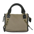 Chloe Harley Hand Bag Canvas Leather 2way Beige 03 10 51 5811 yk9862