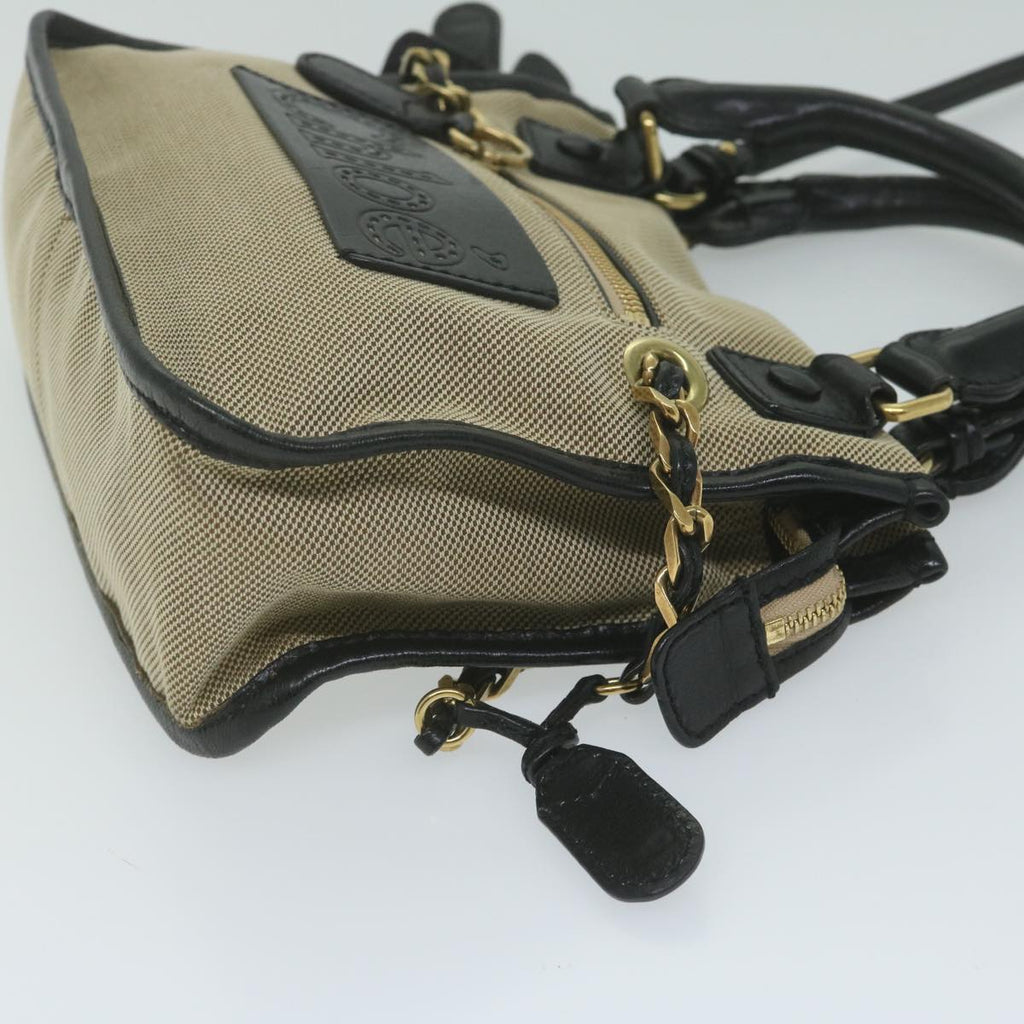 Chloe Harley Hand Bag Canvas Leather 2way Beige 03 10 51 5811 yk9862