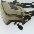 Chloe Harley Hand Bag Canvas Leather 2way Beige 03 10 51 5811 yk9862