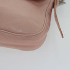 FENDI Mamma Baguette Shoulder Bag Leather Pink 2354 26424 008yk9887