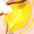 FENDI Mamma Baguette Shoulder Bag Leather Pink 2354 26424 008yk9887