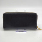 YSL Yves Saint Laurent Black Zippy Wallet