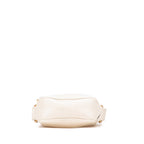 Gucci Logo Shearling Line Leather Shoulder Bag
