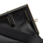 Fendi First Medium Leather Shoulder Bag Clutch 8BP127